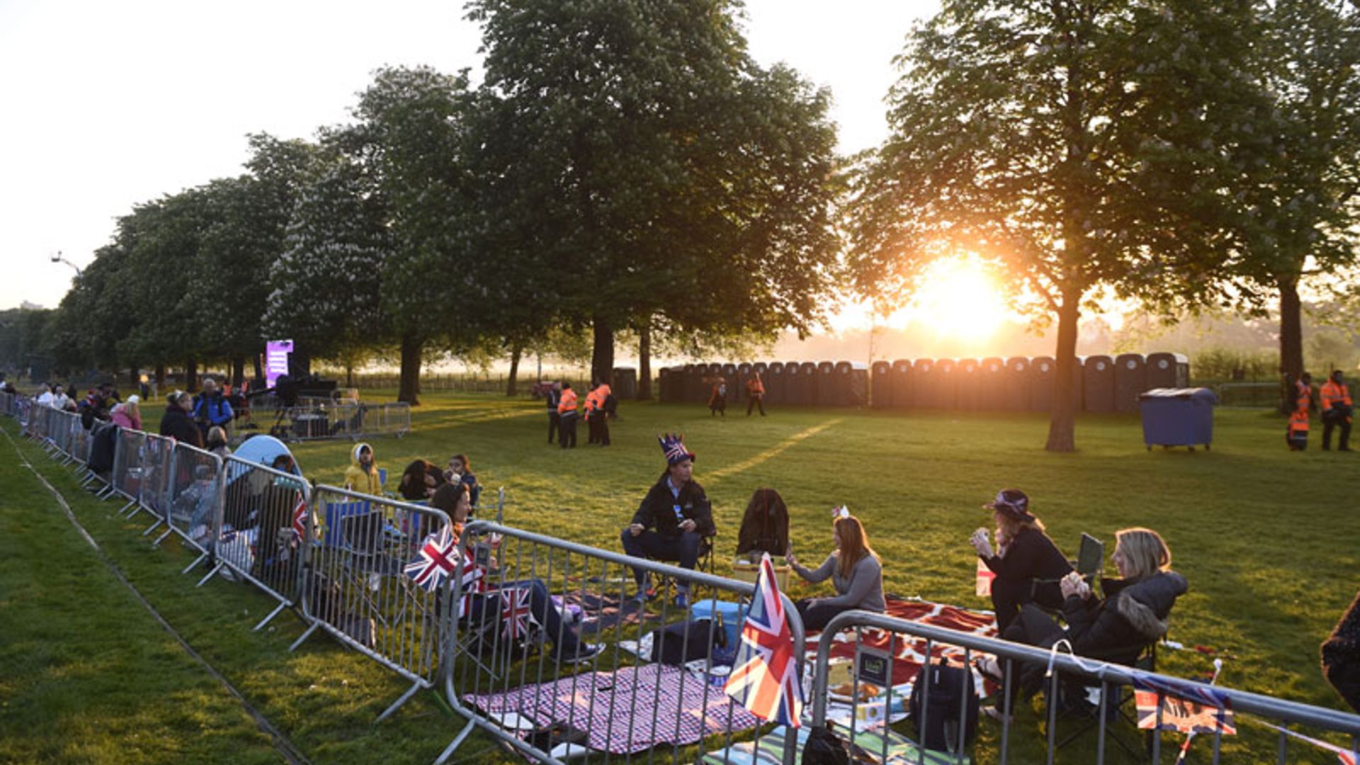 Así amanece Windsor para el gran día: la boda de Meghan y Harry