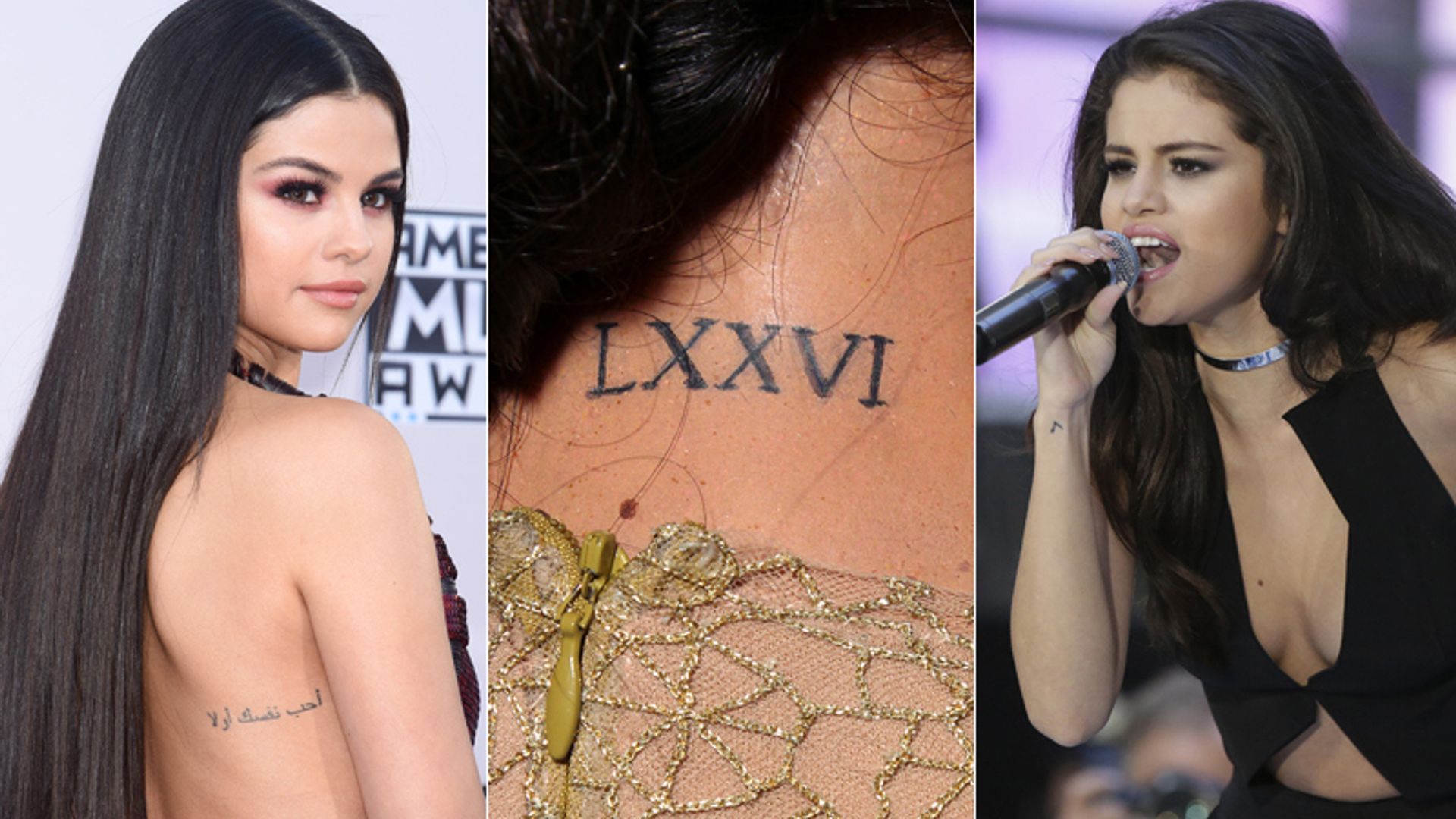 Selena Gomez y la moda de los tatuajes minimalistas