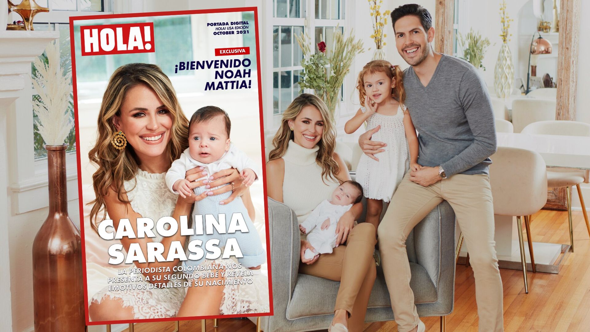 Carolina Sarassa nos presenta a Noah Mattia: ‘Soy la mamá más feliz del mundo, estamos completos’