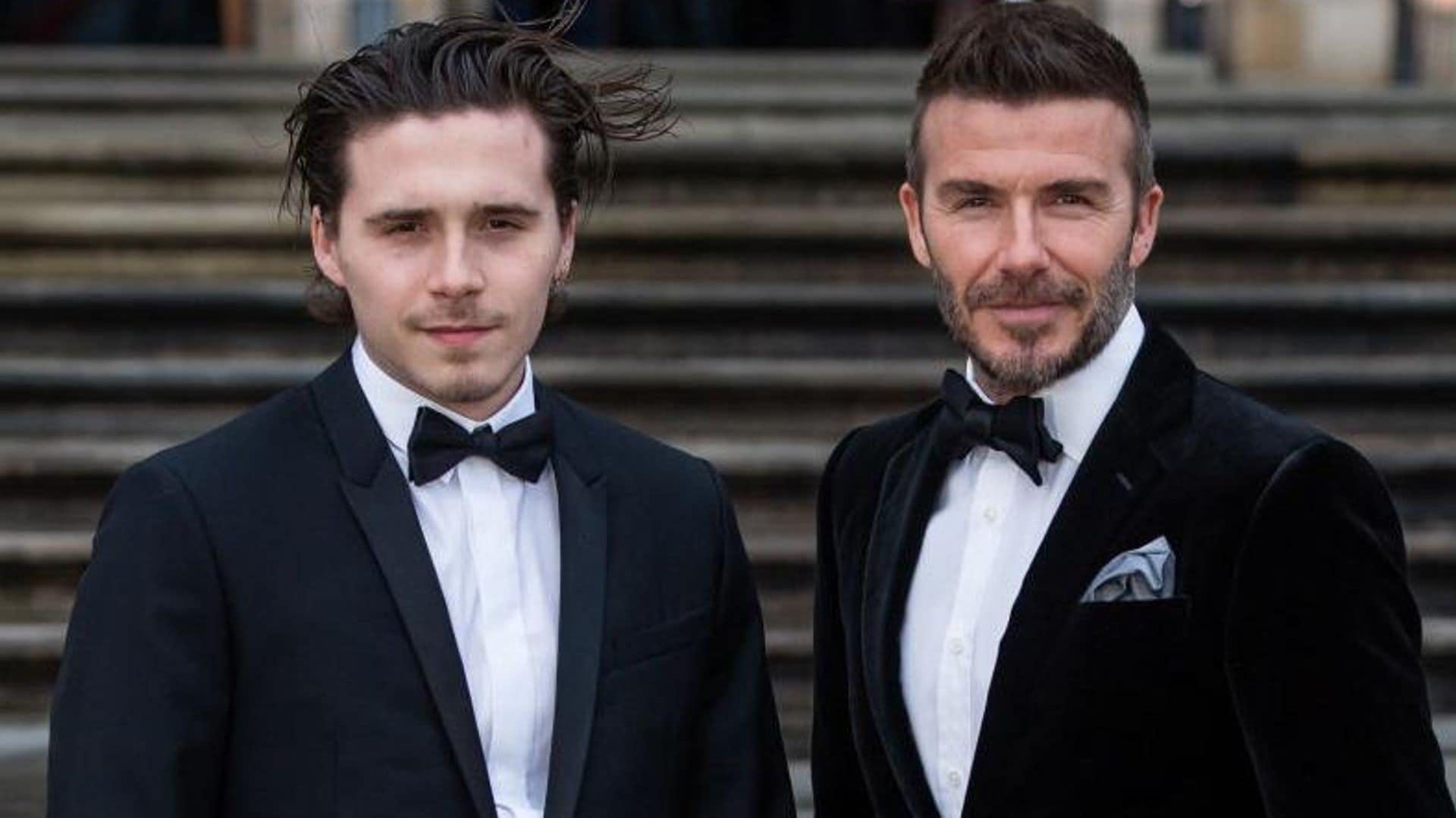 David Beckham ya está listo para la boda de su hijo, Brooklyn