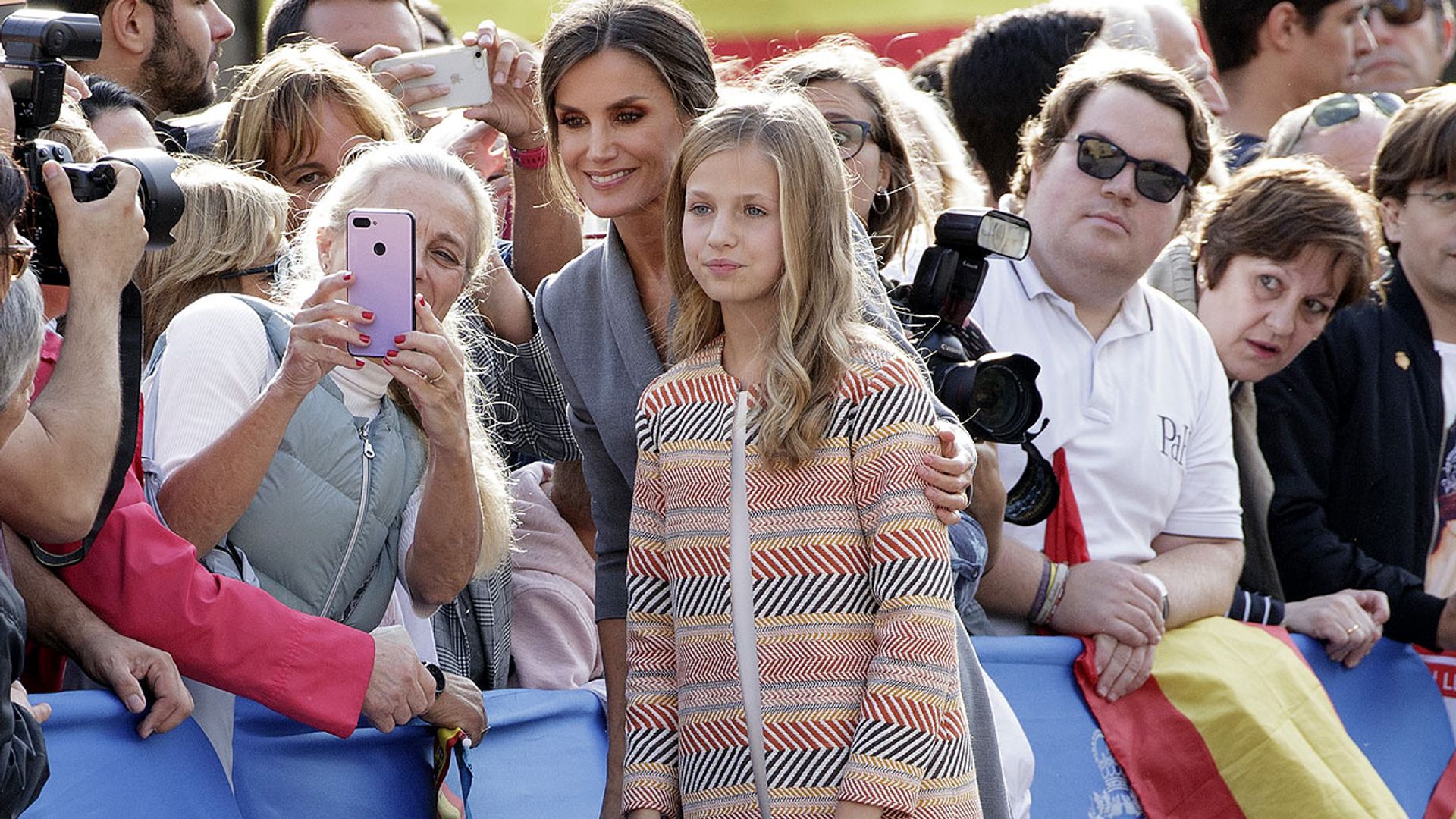 El curioso encuentro de Leonor con unas niñas que estudian en el mismo colegio que doña Letizia