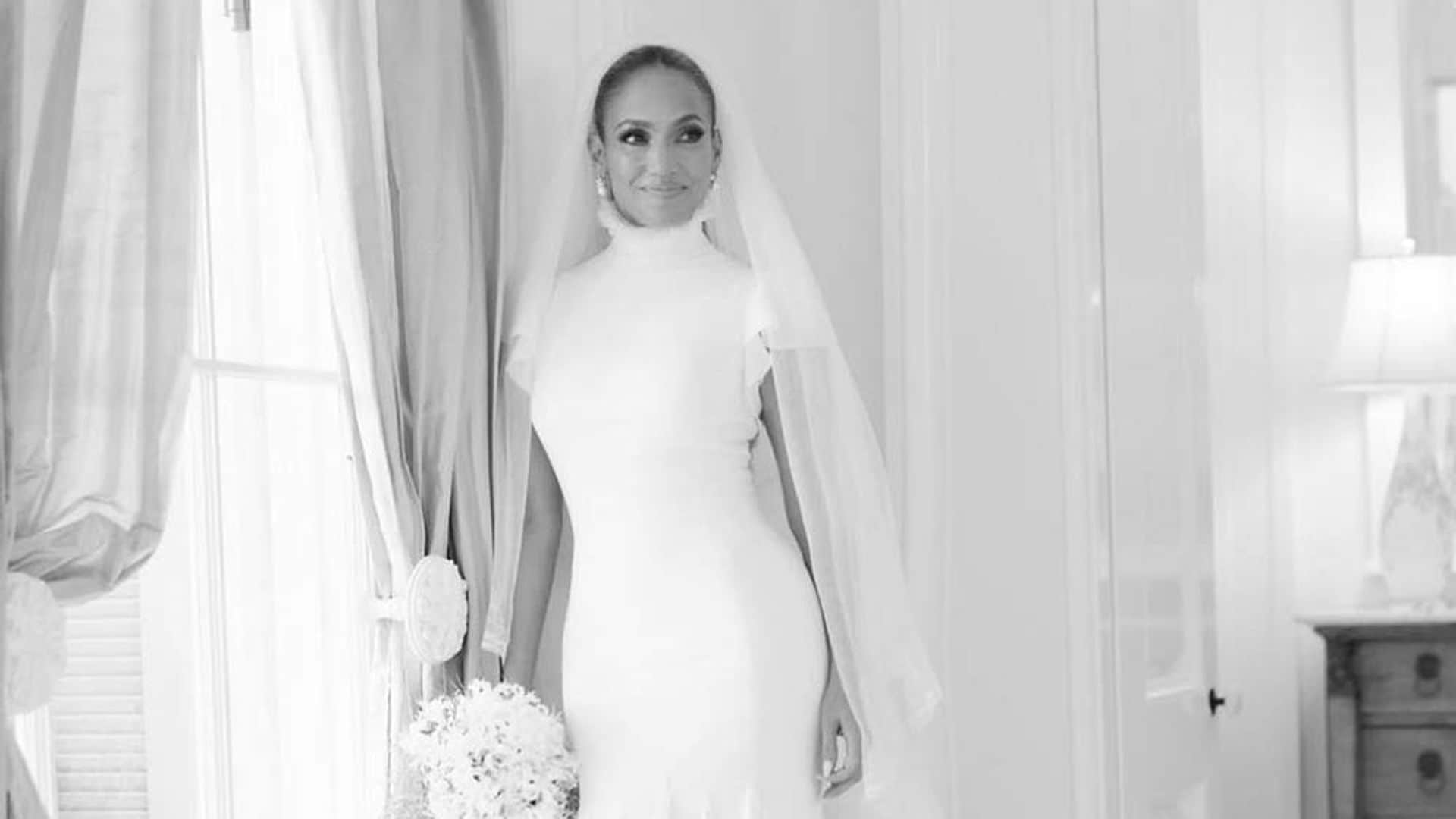 El secreto que convierte el vestido de novia de Jennifer Lopez en una pieza totalmente exclusiva