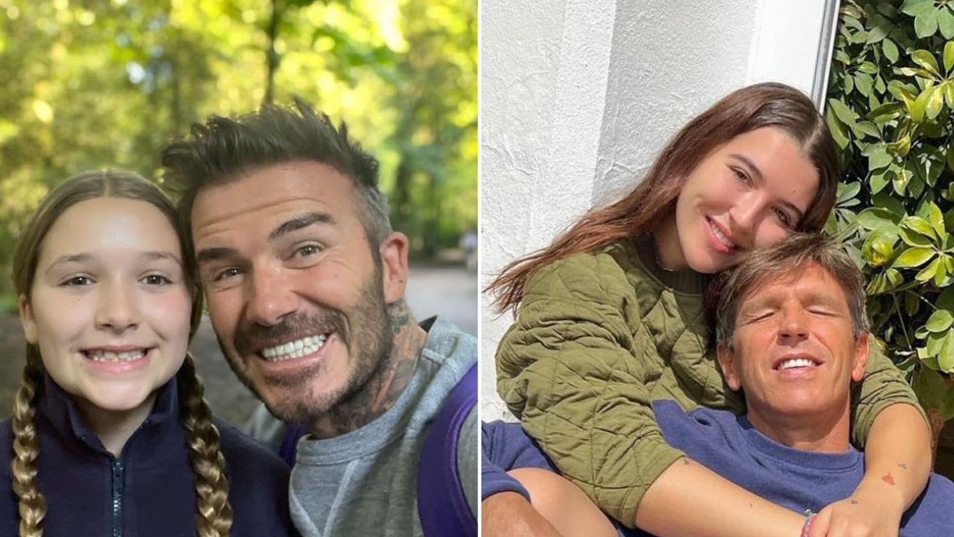 De David Beckham a Manuel Díaz: así es la relación de estos papás con 'las niñas de sus ojos'