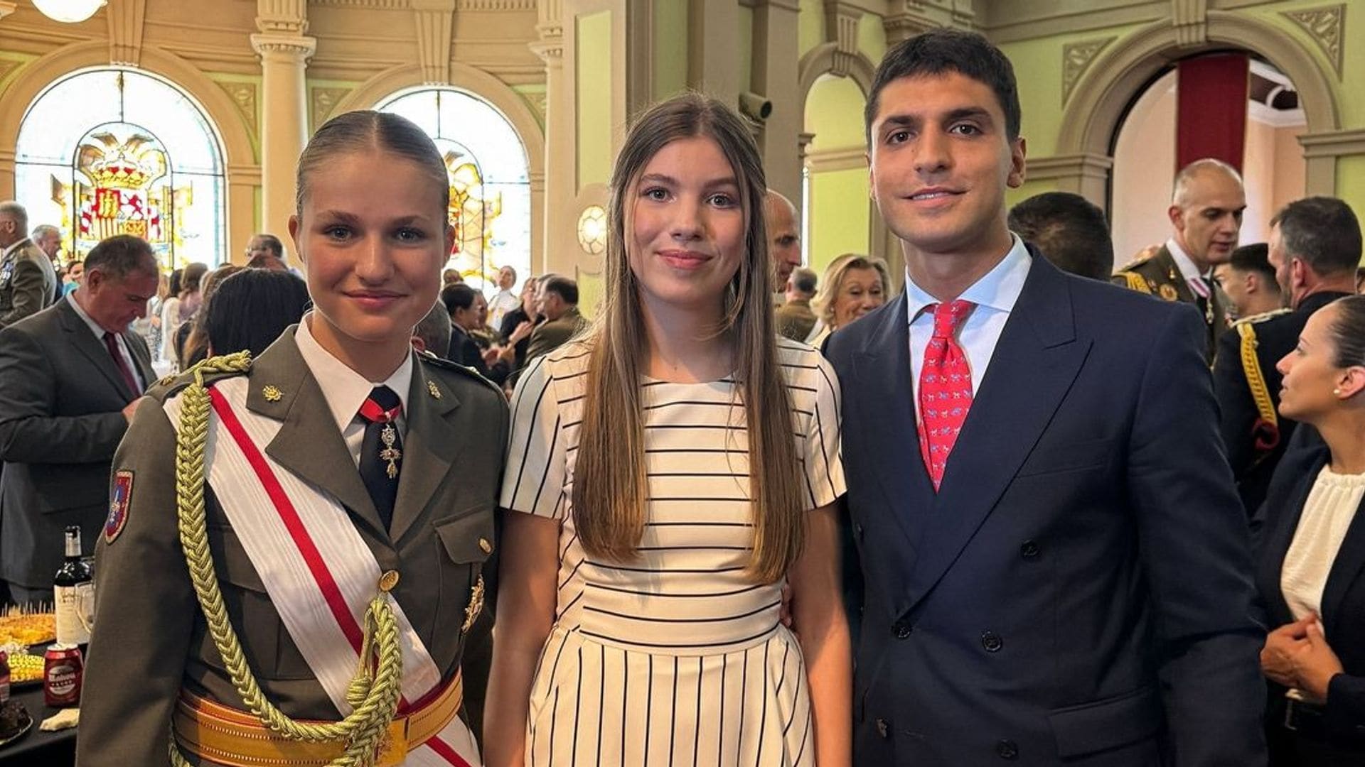 Tomás Páramo cuenta los detalles de su encuentro con la princesa Leonor y la infanta Sofía