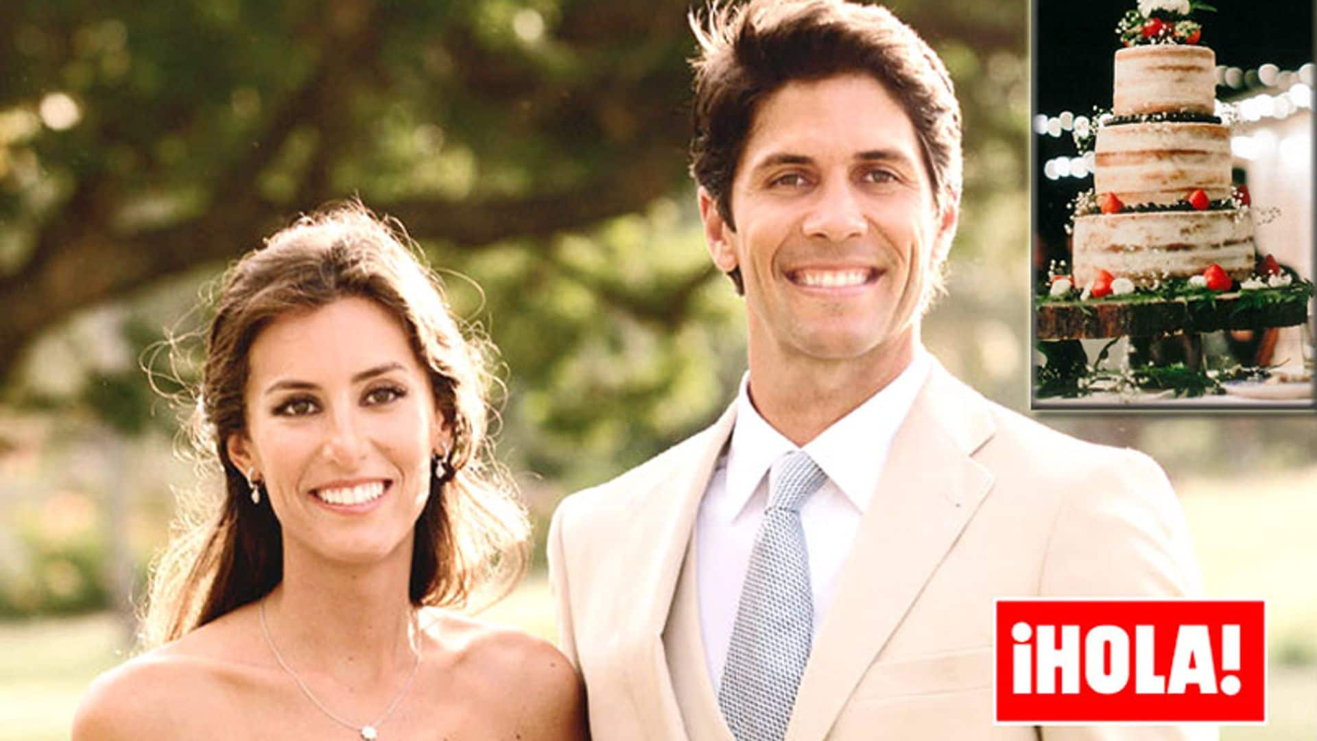 La espectacular tarta ‘naked cake’ de la boda de Ana Boyer y Fernando Verdasco