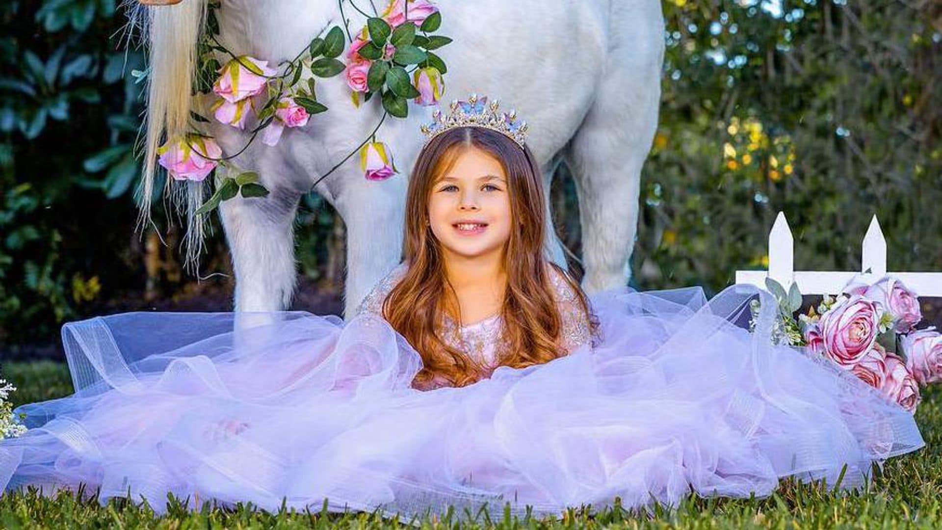 Luna, la hija de Ximena Duque, celebra sus cinco años ¡como toda una princesa!