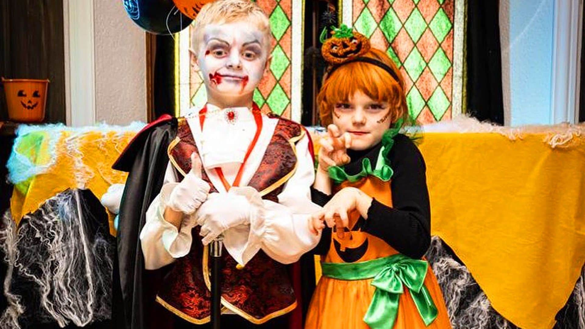¿Truco o trato? Jacques y Gabriella de Mónaco se convierten en los príncipes más terroríficos por Halloween