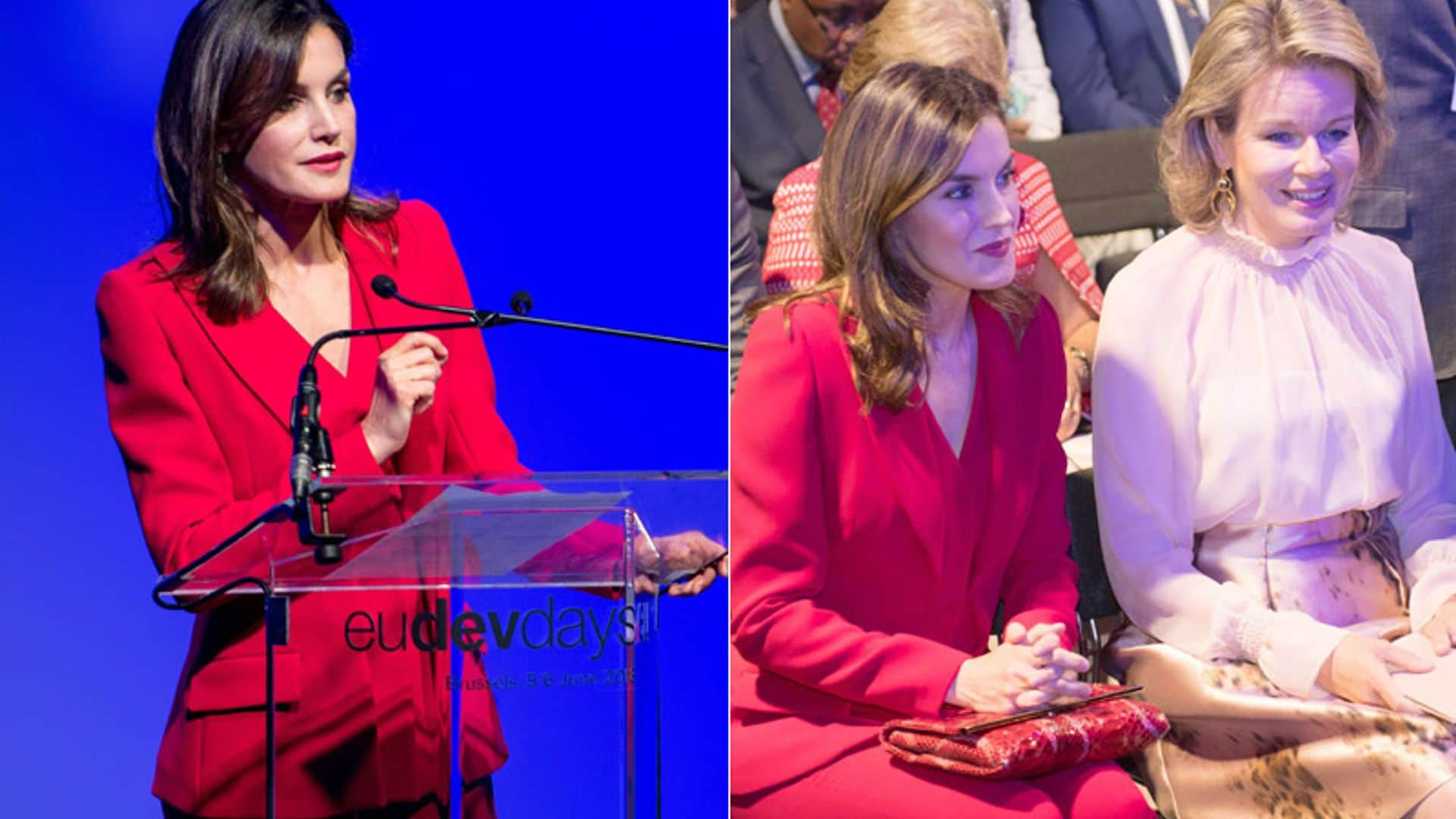 Doña Letizia toma la palabra en Bruselas por el empoderamiento femenino