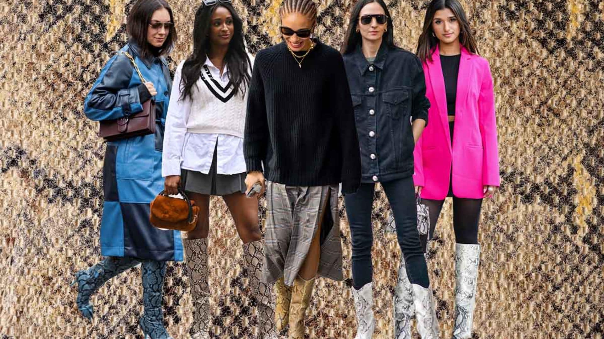 Botas 'animal print': ideas para combinar bien el calzado más salvaje de la temporada