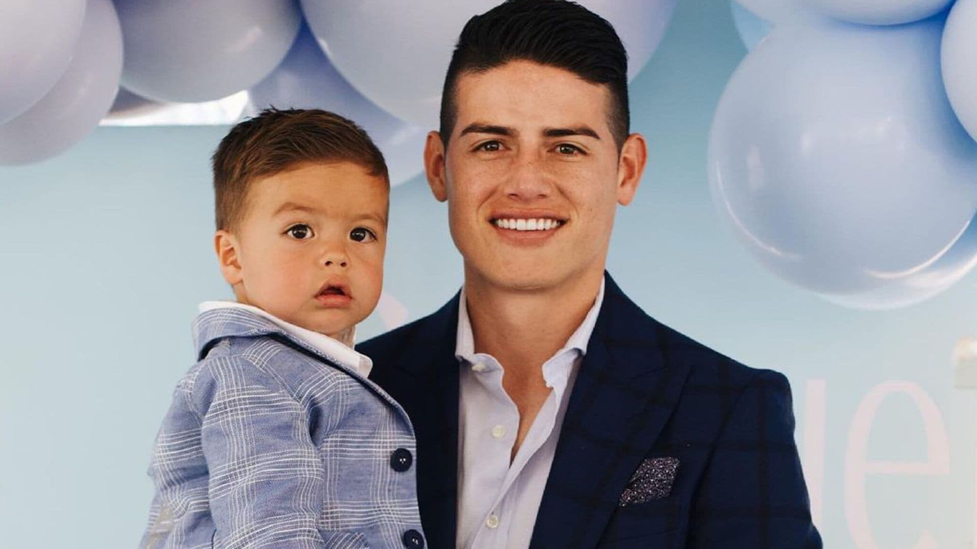 James Rodríguez y el adorable bautizo de su hijo Samuel