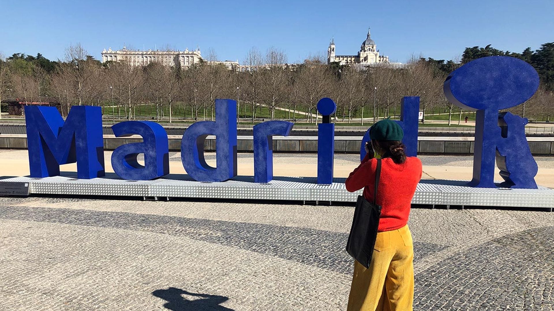 Las letras gigantes de Madrid, el nuevo «place to go» para hacerte la foto