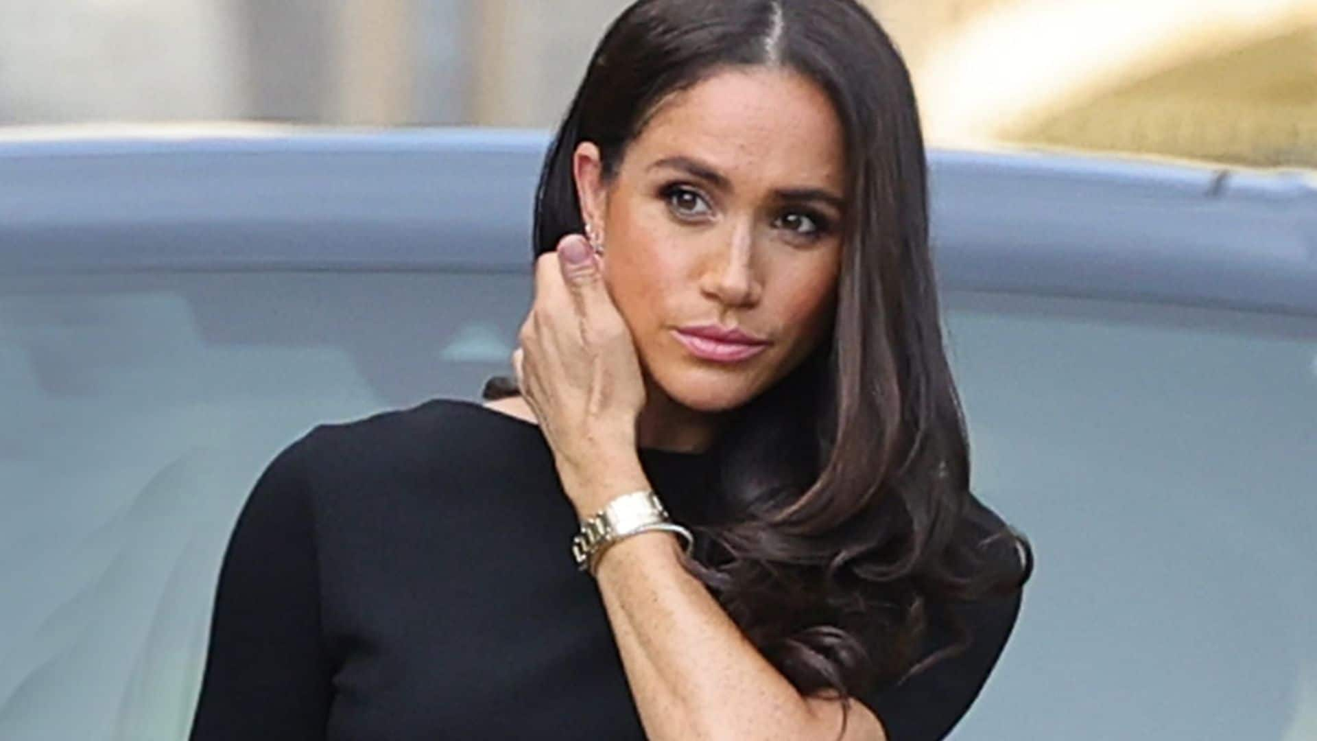 Meghan Markle suspende una aparición en la alfombra roja en señal de luto por el fallecimiento de la Reina