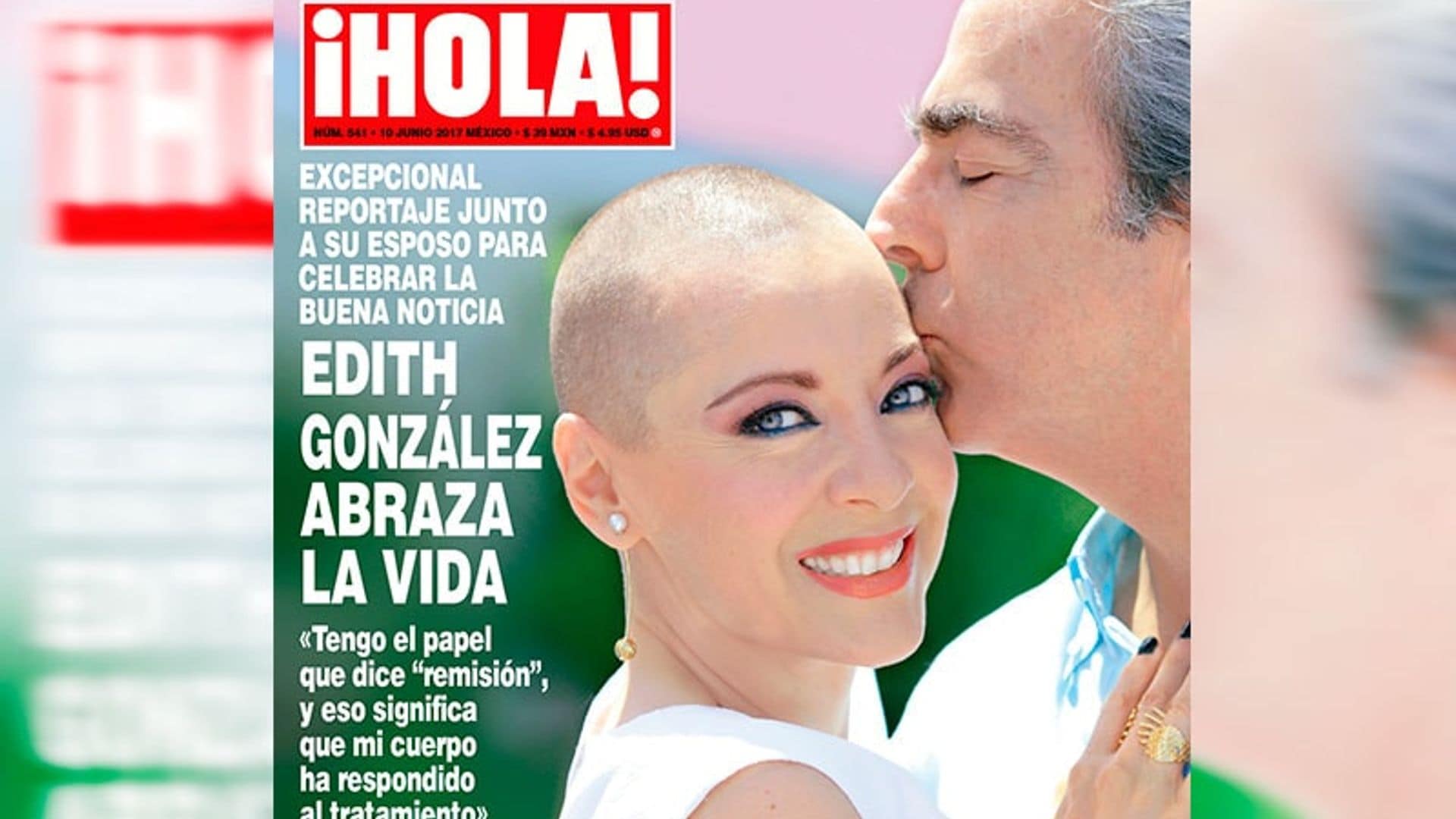 En ¡HOLA!, Edith González abraza la vida