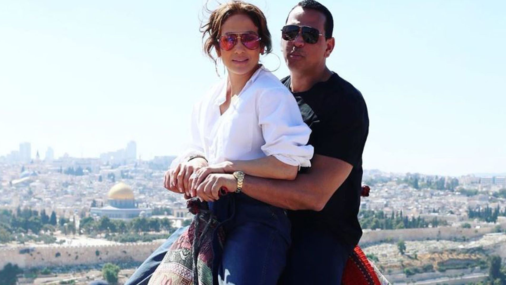 Las vacaciones más 'espirituales' de Jennifer Lopez en Jerusalén junto a su marido y sus hijos