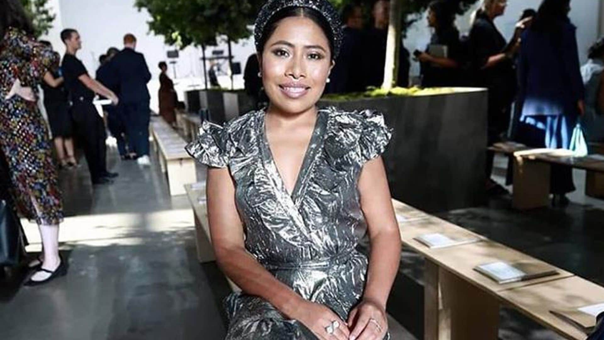 yalitza fashion week front row