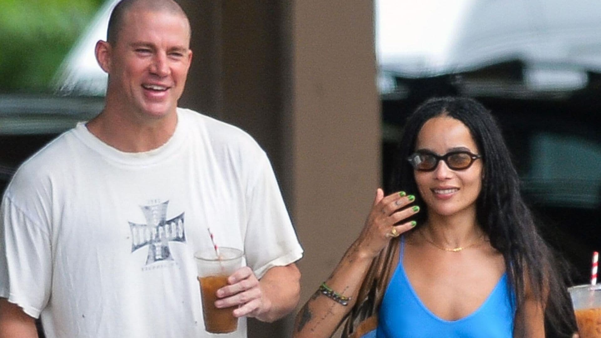 Zoë Kravitz y Channing Tatum, vacaciones de película al cumplir un año de amor