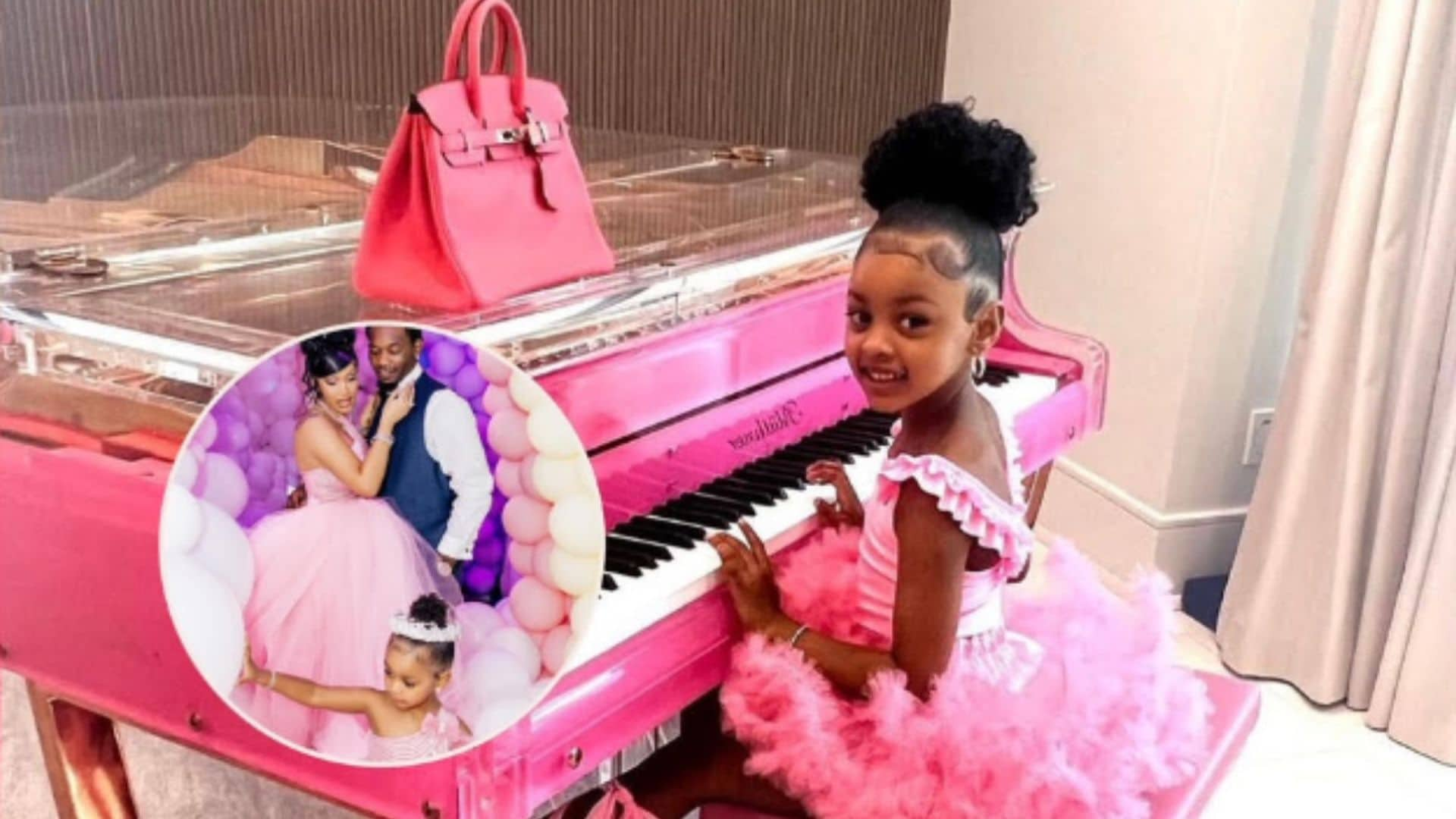 Cardi B le regala a su hija un bolso Birkin de Hermes valorado en 18.000 euros al cumplir 5 años