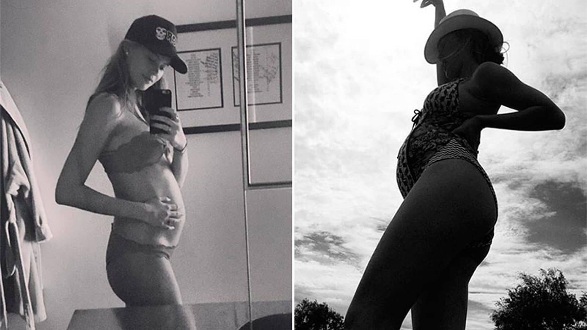 Duelo de ‘baby bumps’: Behati Prinsloo y Bar Refaeli presumen de barriguita