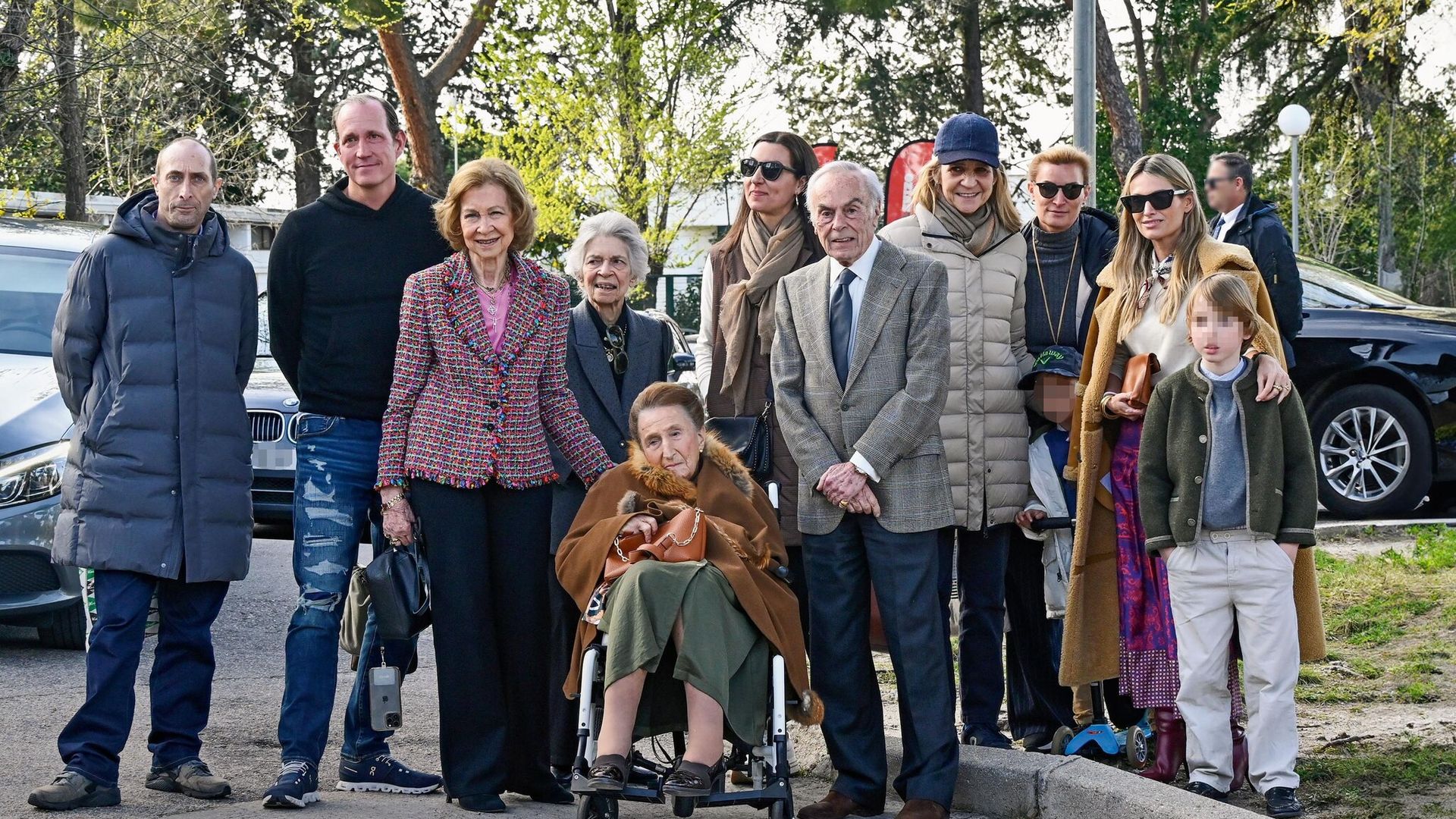 El posado de los Borbón y Gómez-Acebo en el 85 cumpleaños de la Infanta Margarita