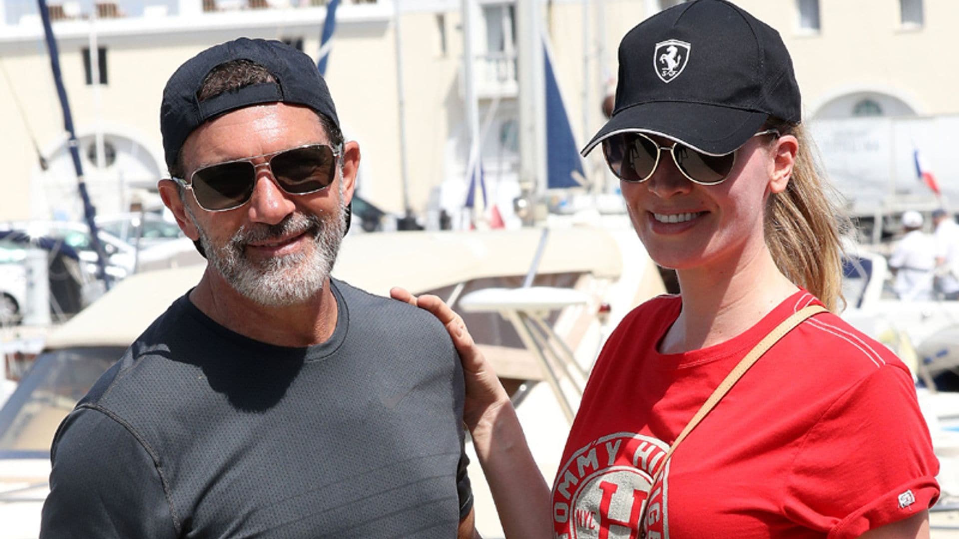 Antonio Banderas y Nicole Kimpel, descanso en la Costa Azul antes de poner rumbo a Miami