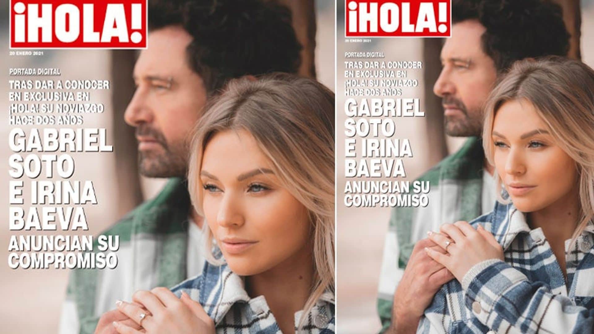 Gabriel Soto e Irina Baeva anuncian su compromiso