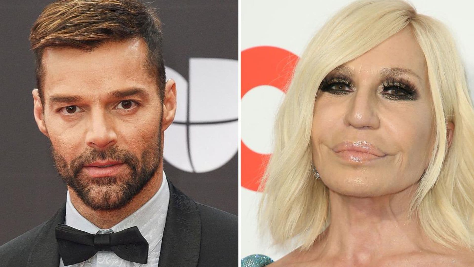 Ricky Martin y su esposo reciben regalo de Donatella Versace por semana del orgullo gay