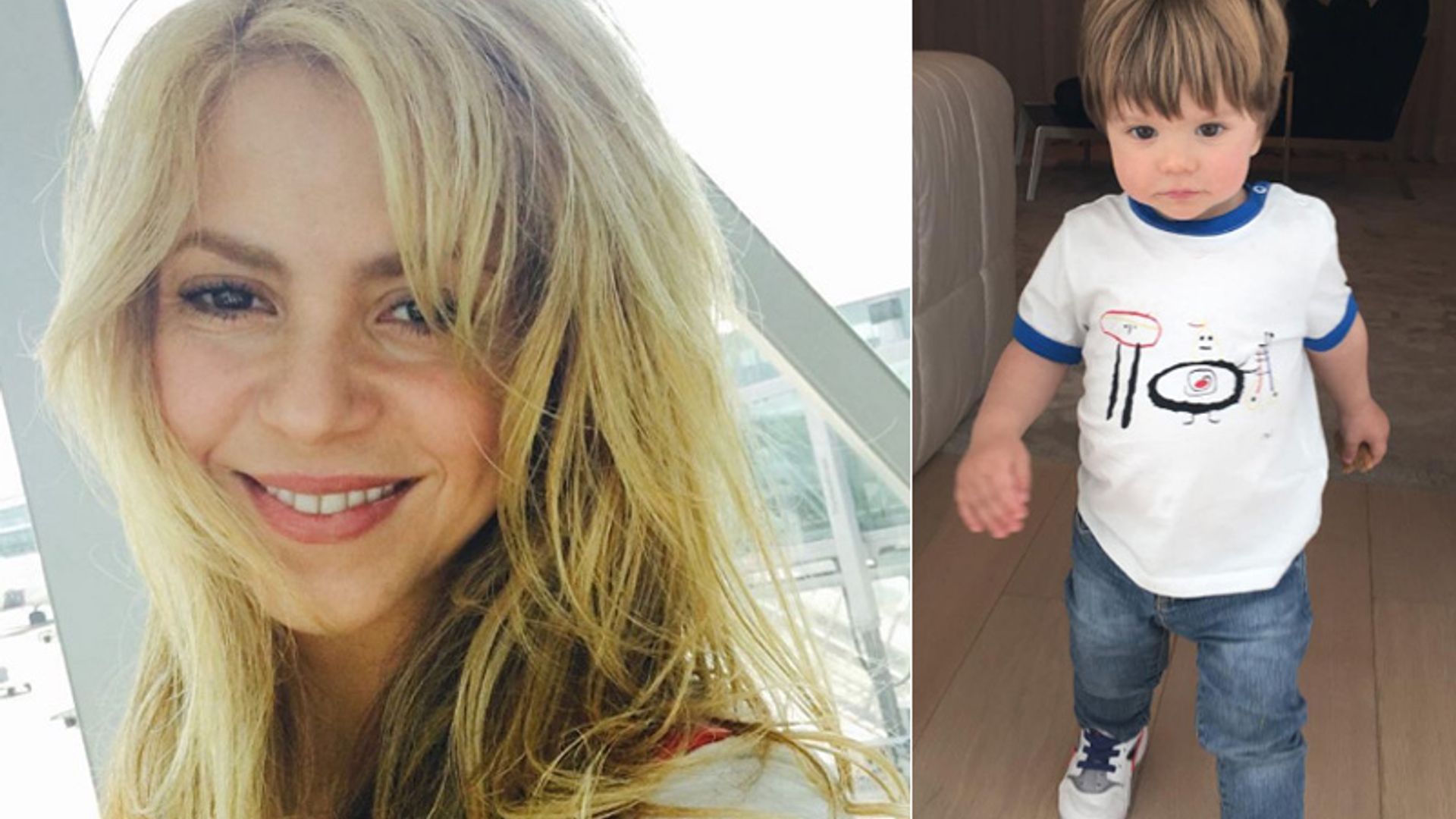 Shakira presume de su hijo Sasha, un 'pequeño deportista'  con madera de estrella