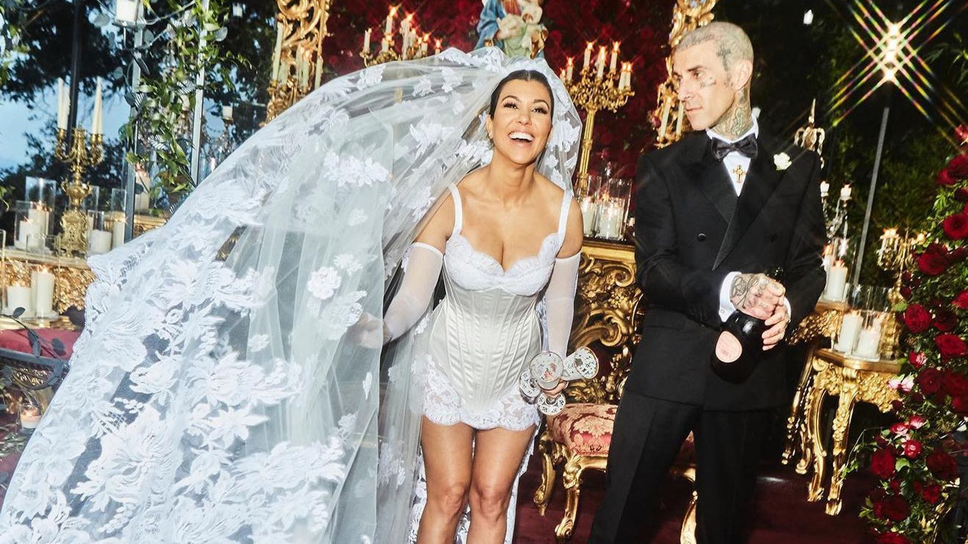 Kourtney Kardashian y Travis Barker, ¡todos los detalles de su boda de ensueño en Italia!