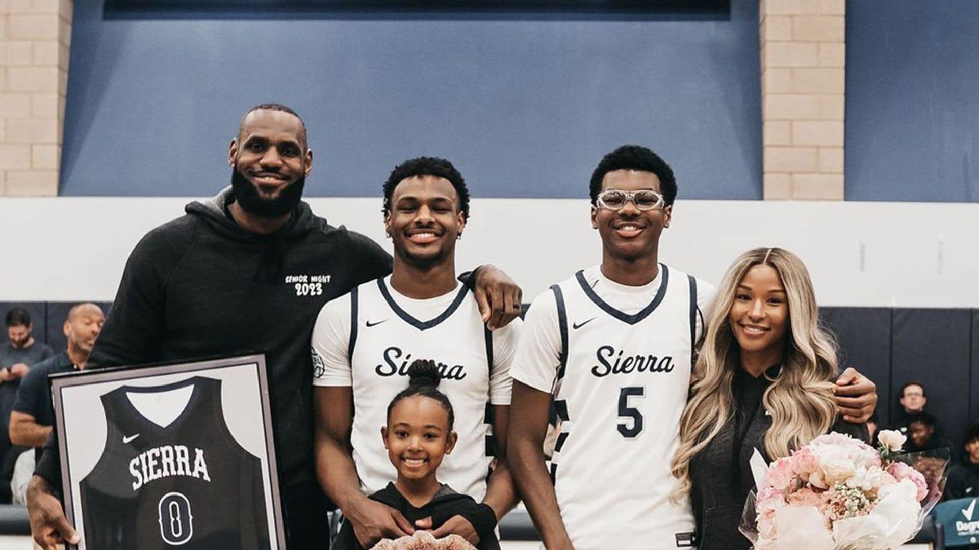 LeBron James, así es su espectacular familia