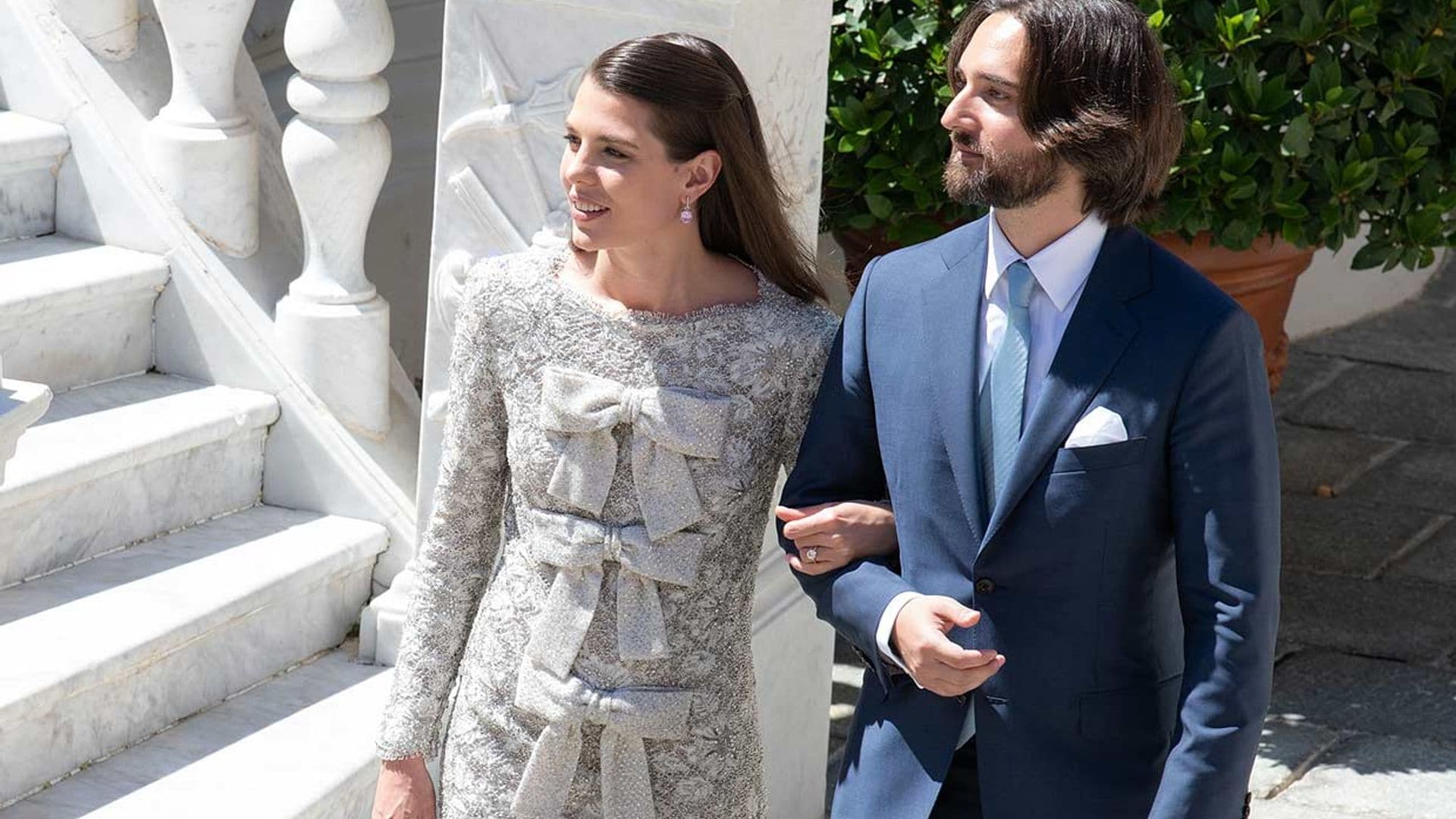 Fotografía oficial de la boda de Carlota Casiraghi y Dimitri Rassam