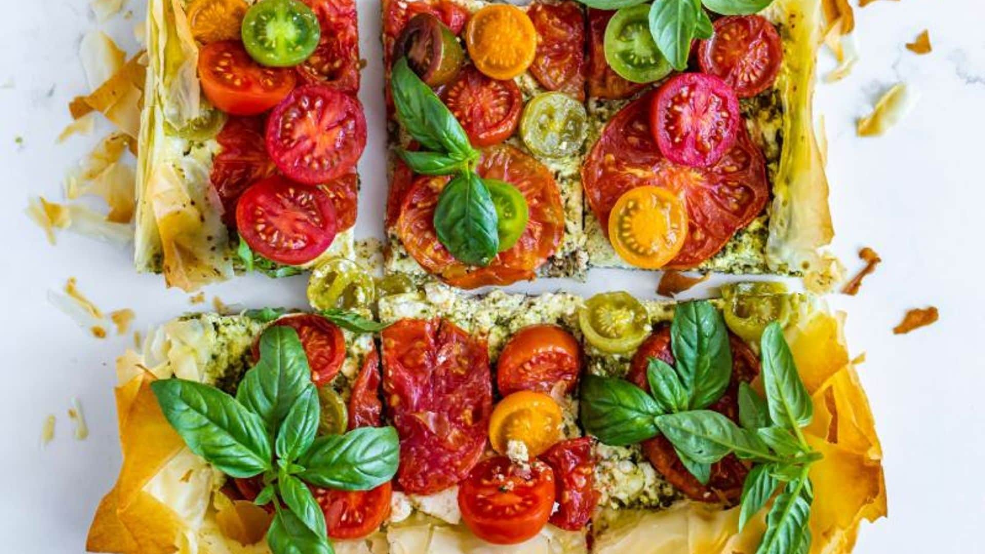 Tarta de tomate y ricotta