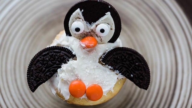 cupcakes pinguino de vainilla con oreos