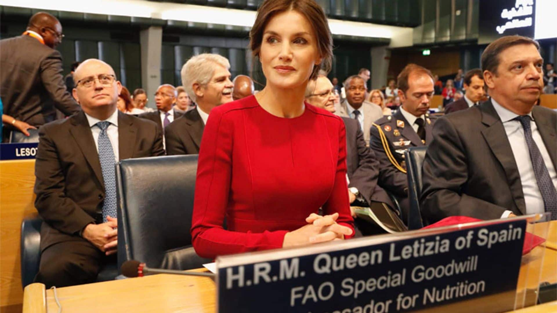 Doña Letizia: 'Tenemos la oportunidad de mejorar la vida de más de 800 millones personas'