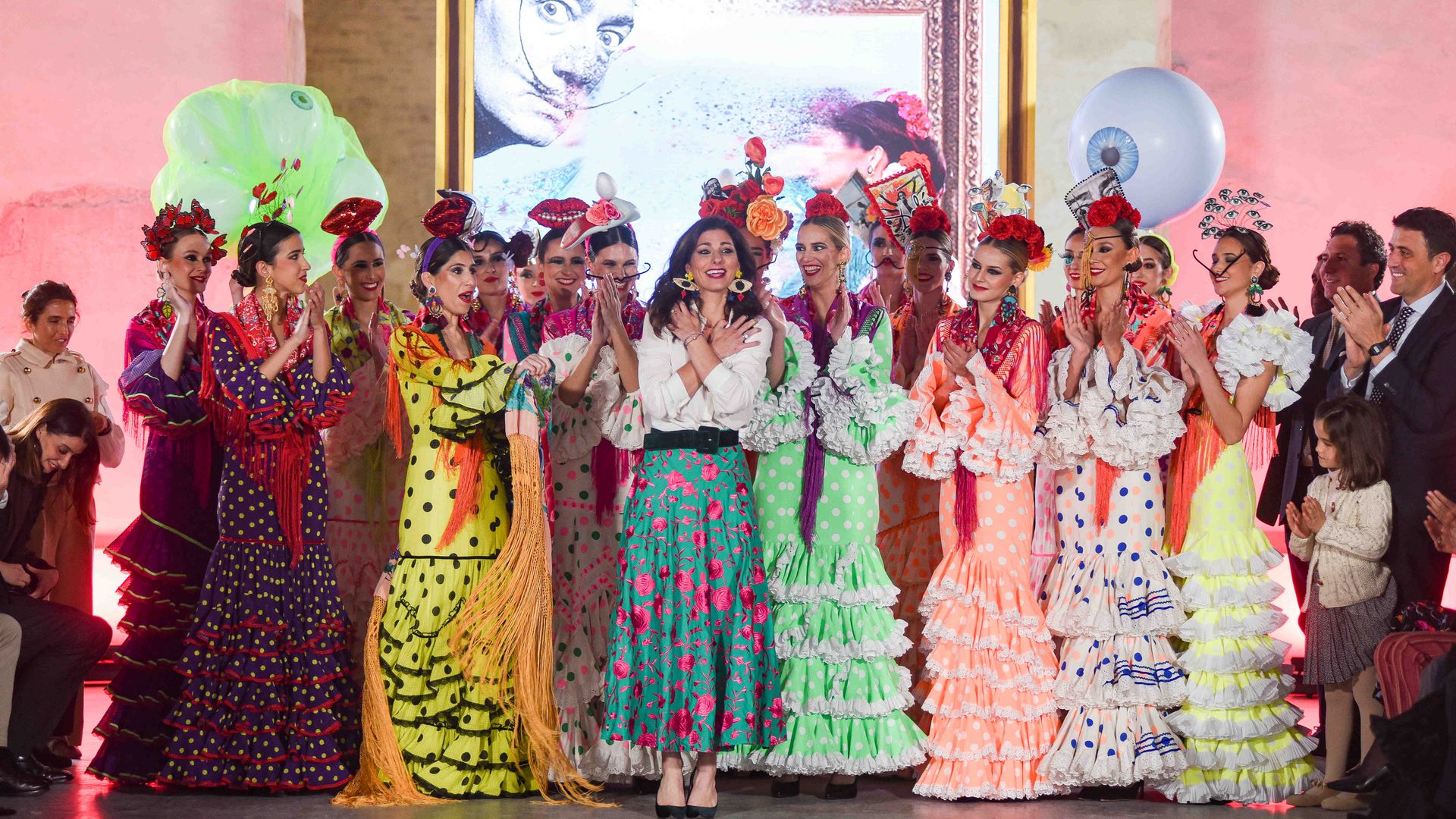 Rocío Peralta, tras el desfile