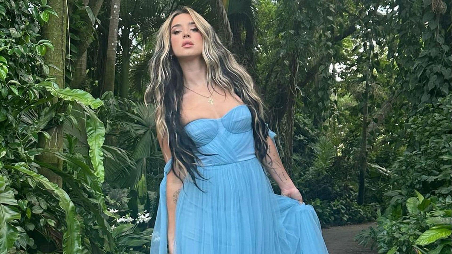 Lola Índigo se convierte en una princesa Disney para la boda de Lele Pons