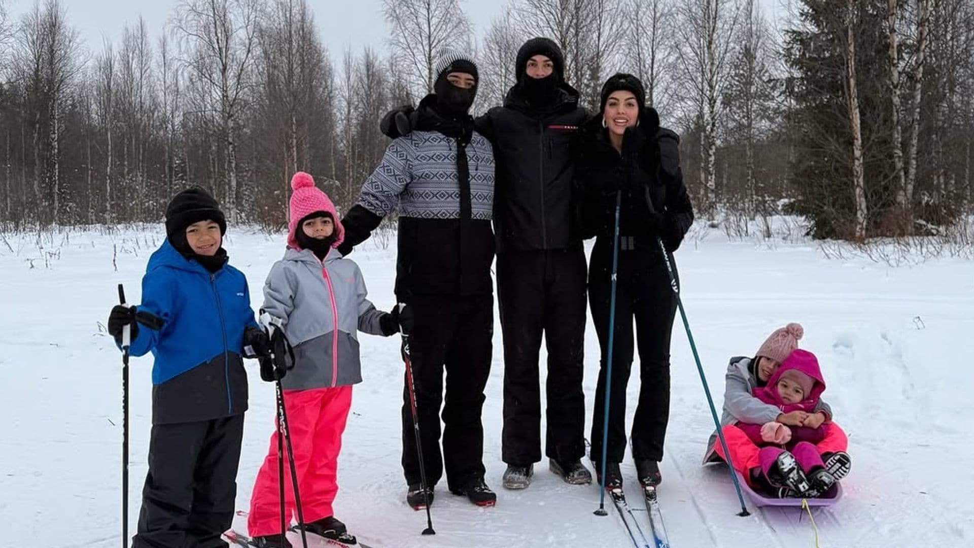 Cristiano Ronaldo y Georgina Rodríguez celebran Navidad con sus hijos en uno de los rincones más fríos del mundo