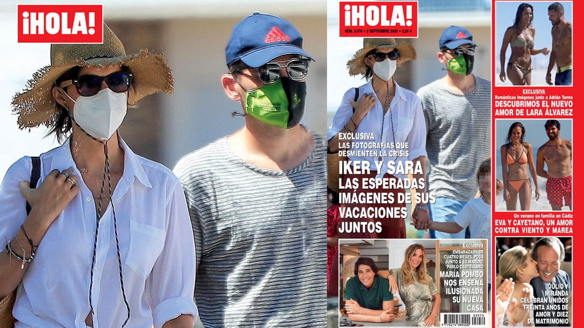 Exclusiva en ¡HOLA!: Iker y Sara, las esperadas imágenes de sus vacaciones juntos