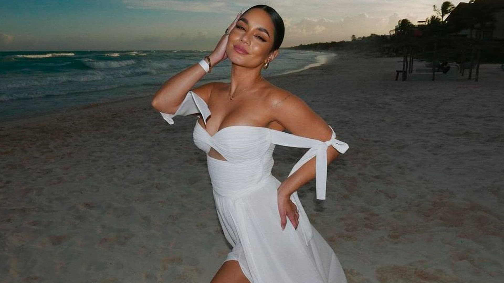 Las imágenes inéditas de la boda de Vanessa Hudgens, del paradisiaco lugar de la ceremonia al vestido de la novia