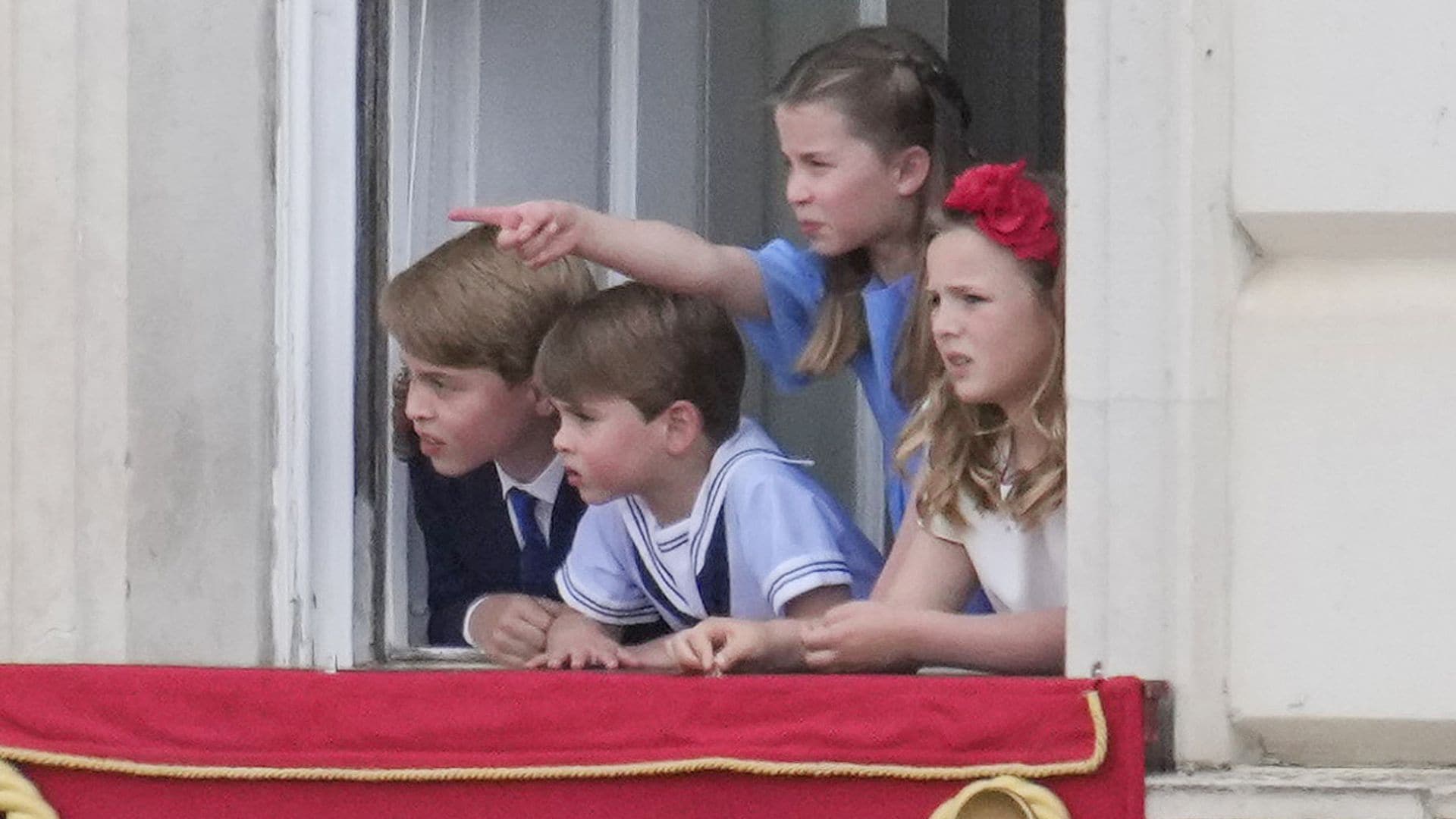 El 'otro' balcón en el que hemos visto al resto de la Familia Real británica