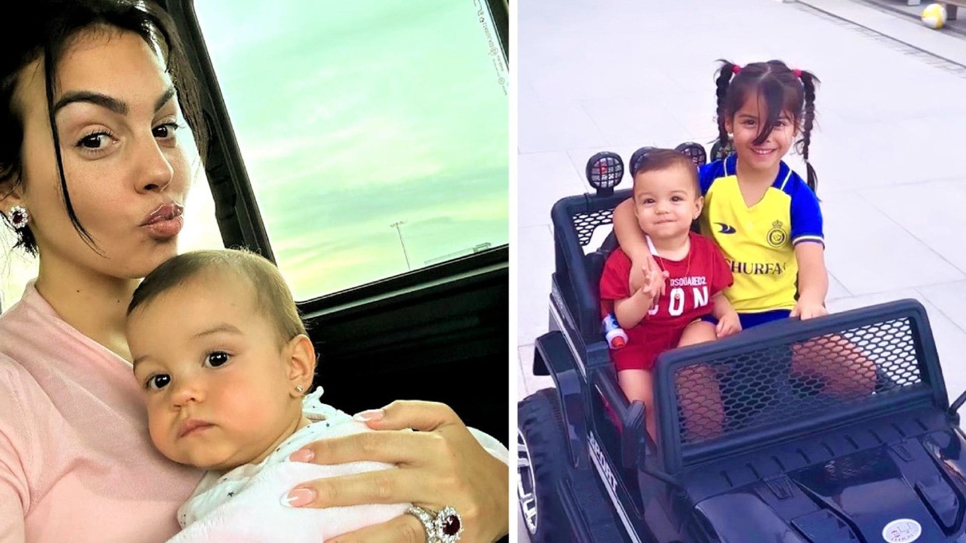 ¡Cómo ha crecido Bella! El vídeo más simpático de la hija pequeña de Georgina al volante de su minicoche