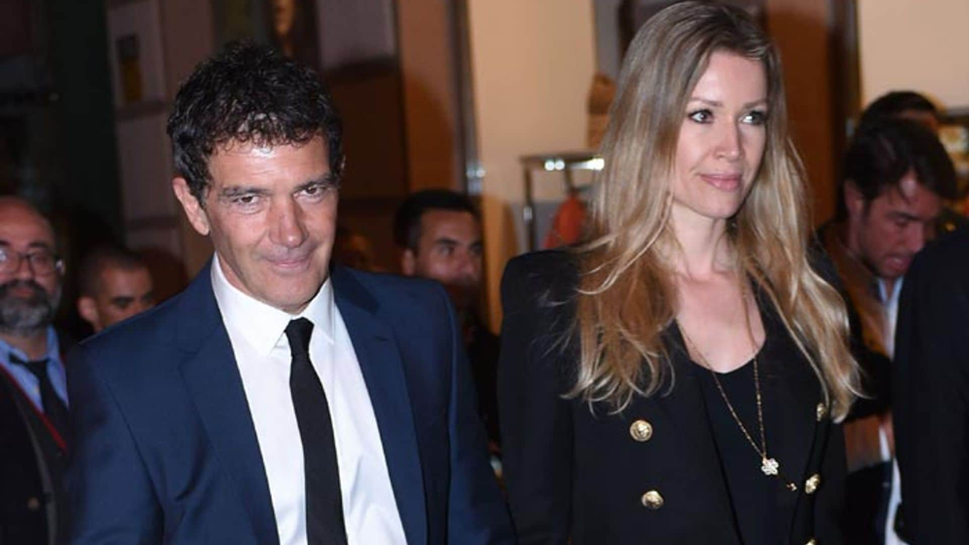 Antonio Banderas y Nicole Kimpel celebran las tradiciones malagueñas