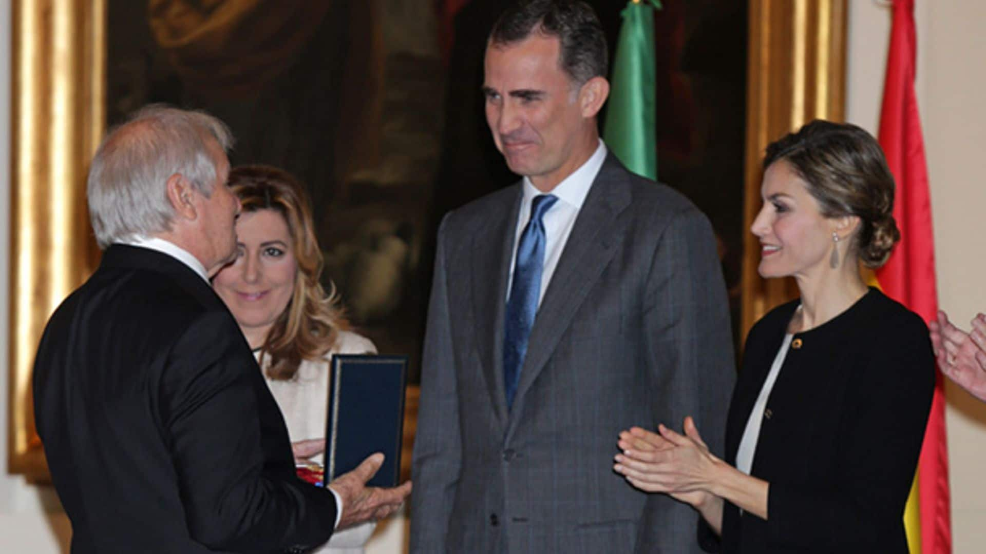 El encuentro de Francisco Rivera y Lourdes Montes con los Reyes