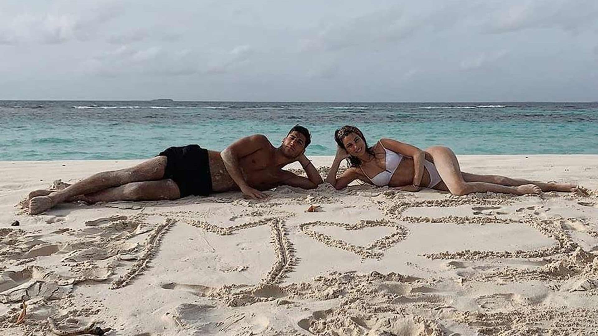 ¡Vacaciones en el paraíso! La idílica escapada de Marco Asensio y su novia Sandra Garal