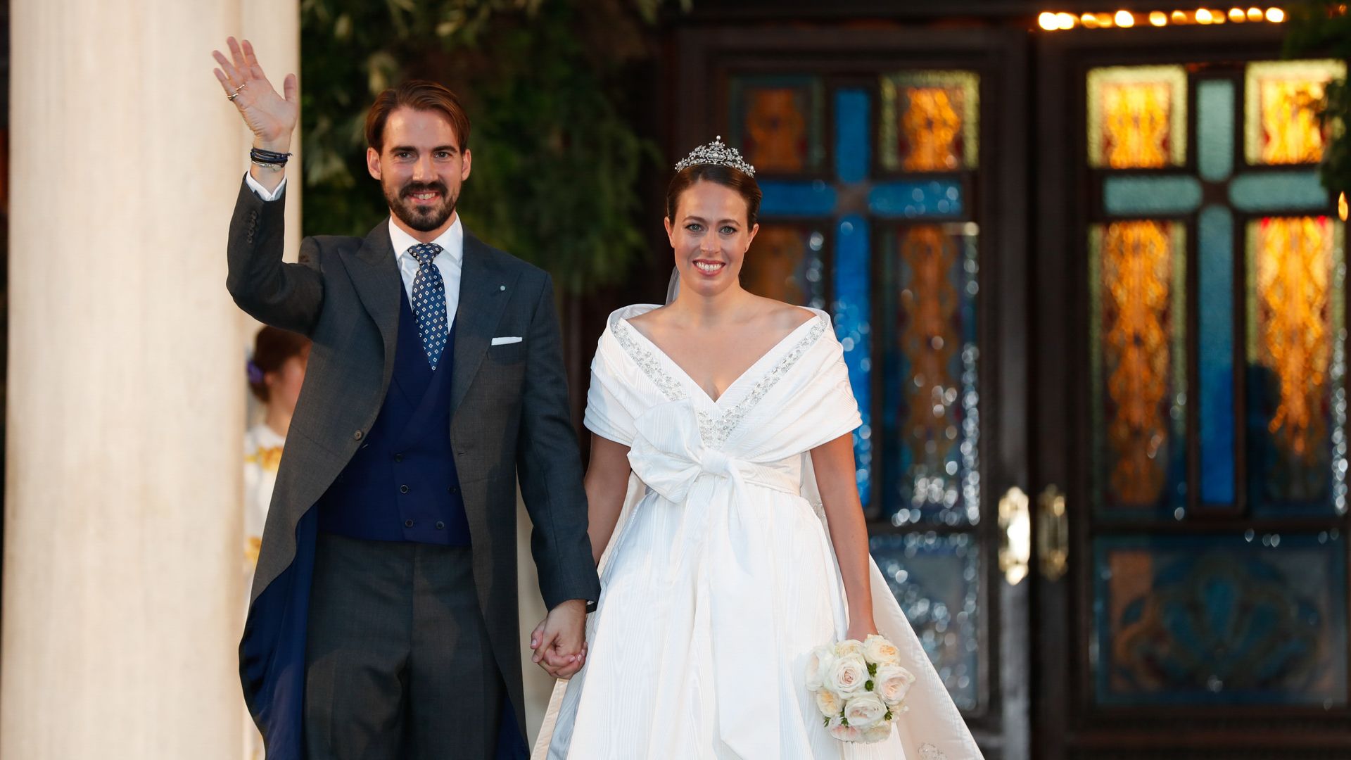 Recordamos la última gran boda en la Familia real griega: la de Philippos de Grecia y Nina Flohr hace tres años