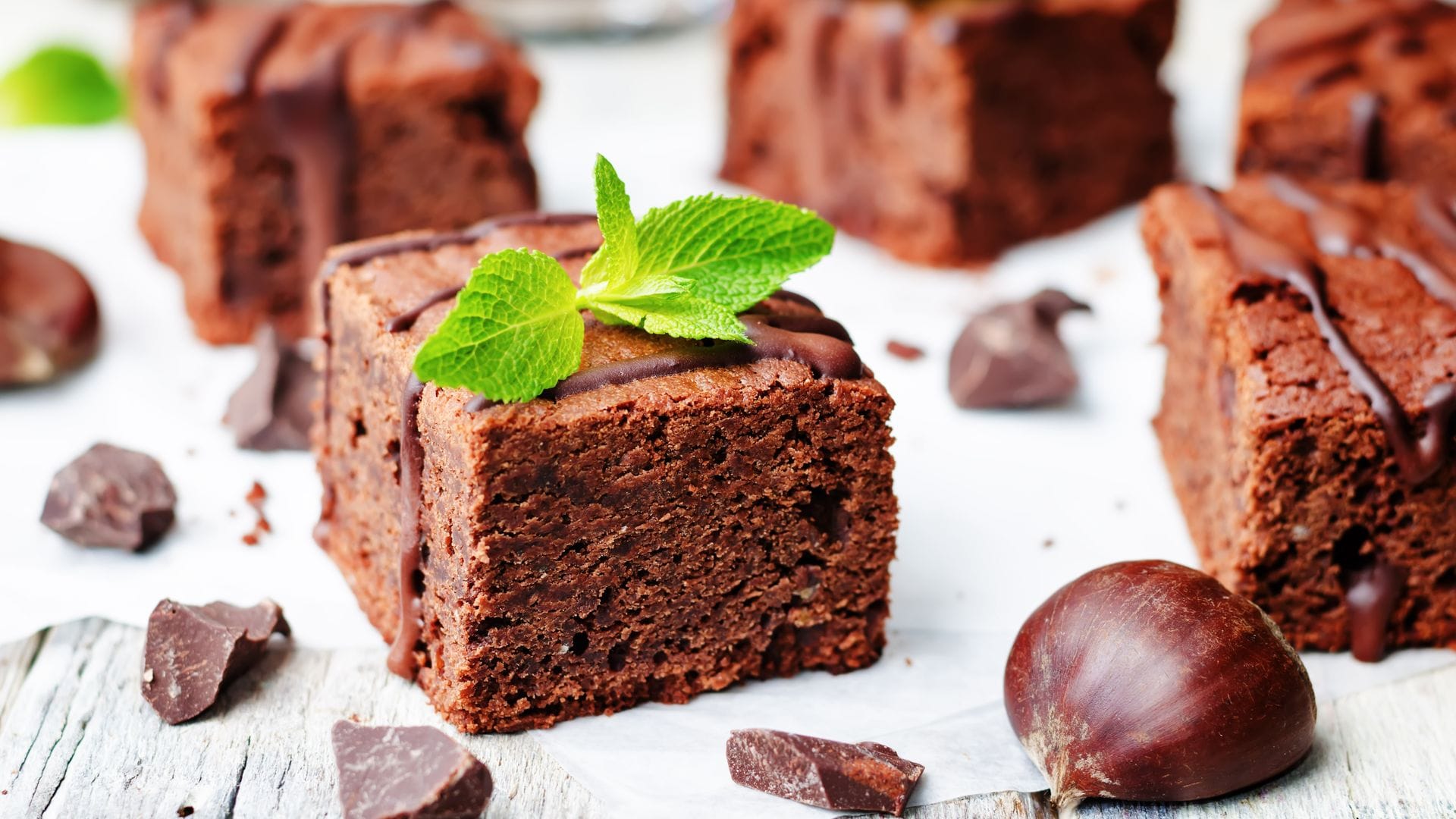 De temporada: 'Brownie' de castañas