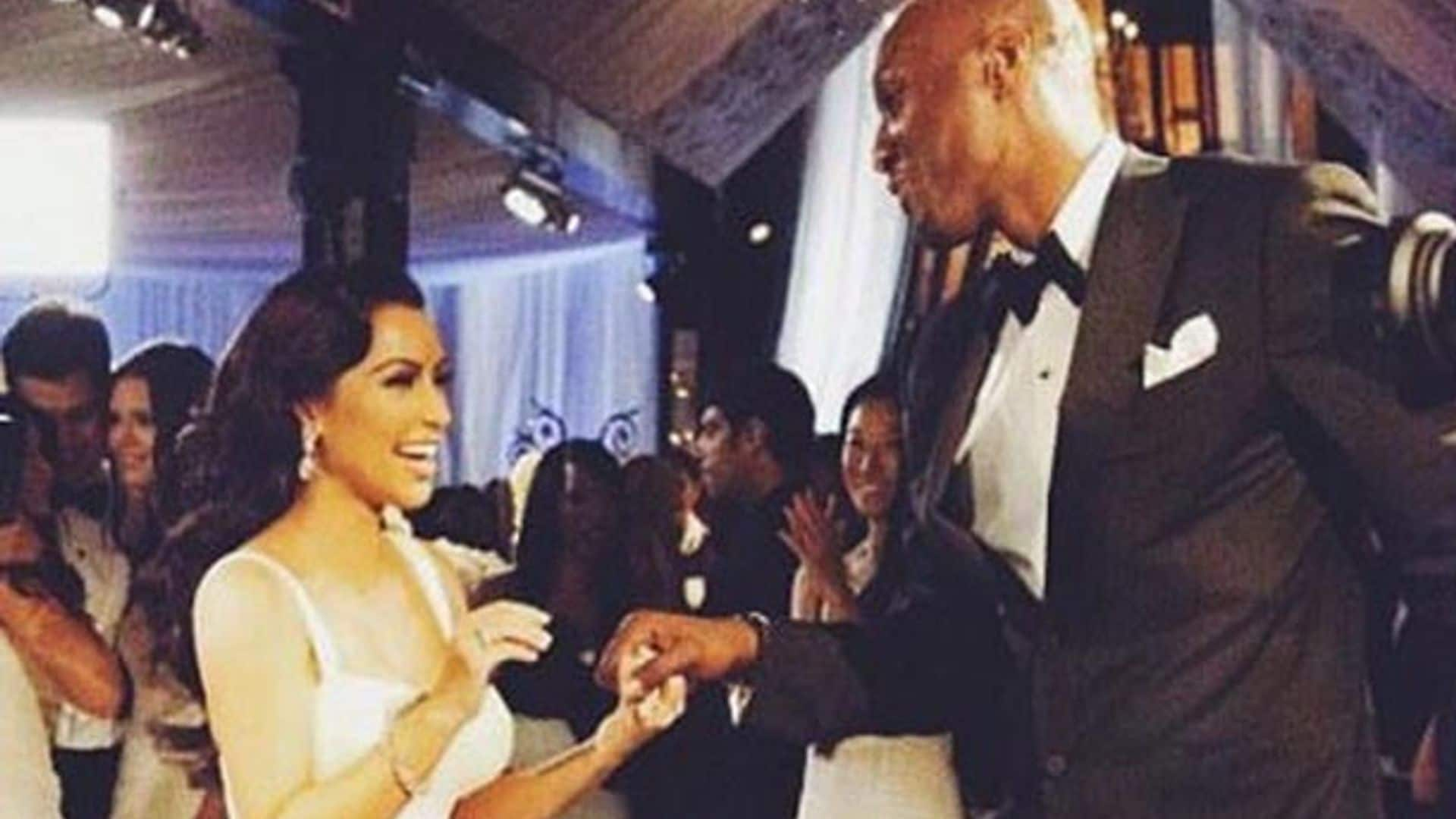 Kim Kardashian, esperanzada al hacer sonreír a Lamar Odom