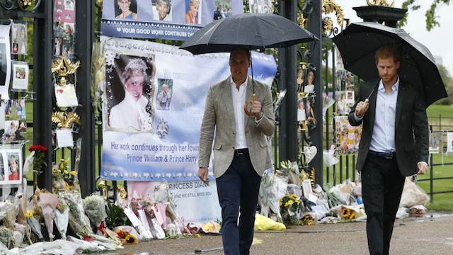 princess diana death anniversary princes