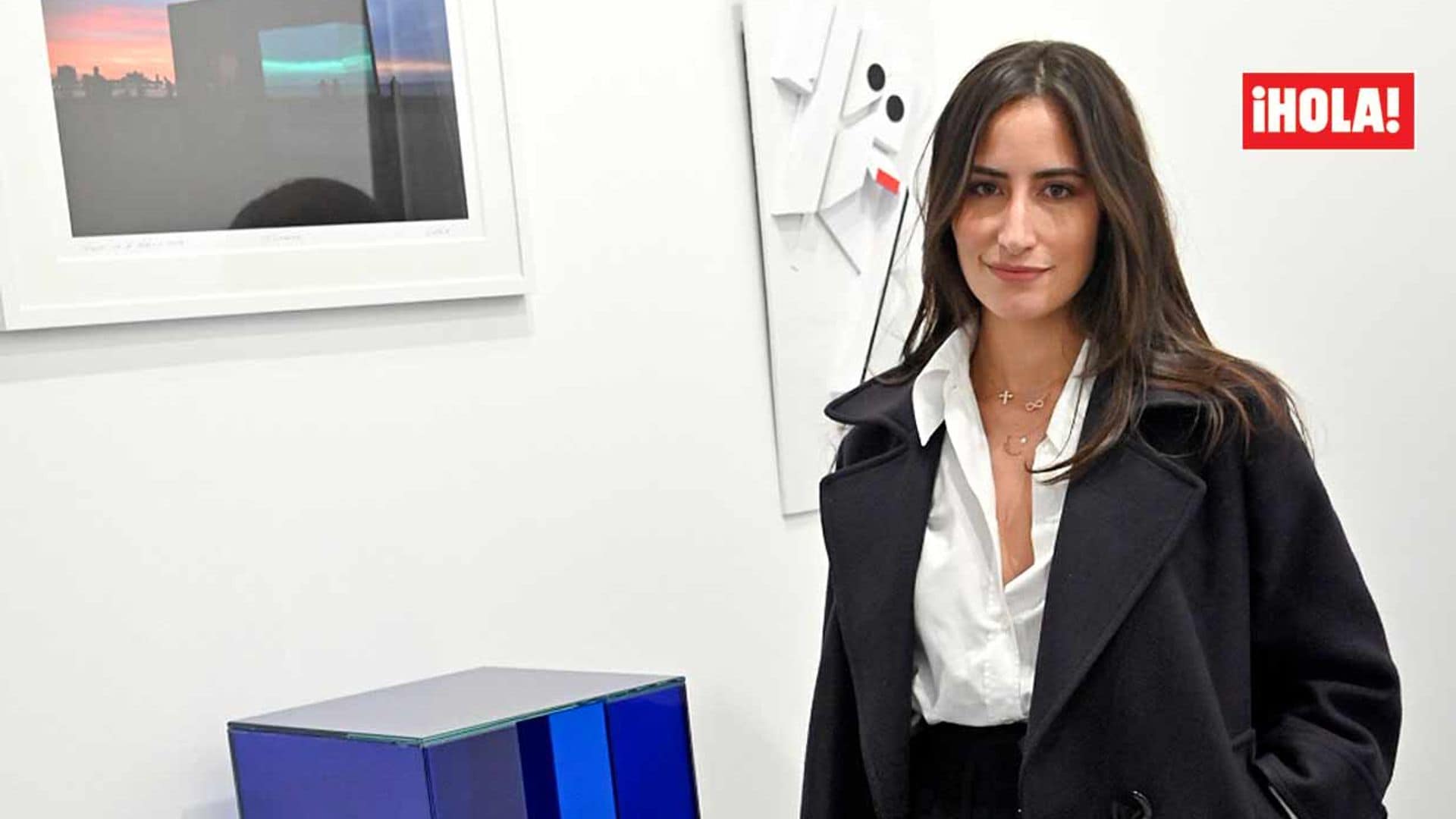 Rachel Valdés, novia de Alejandro Sanz, está en Madrid presentando su obra artística