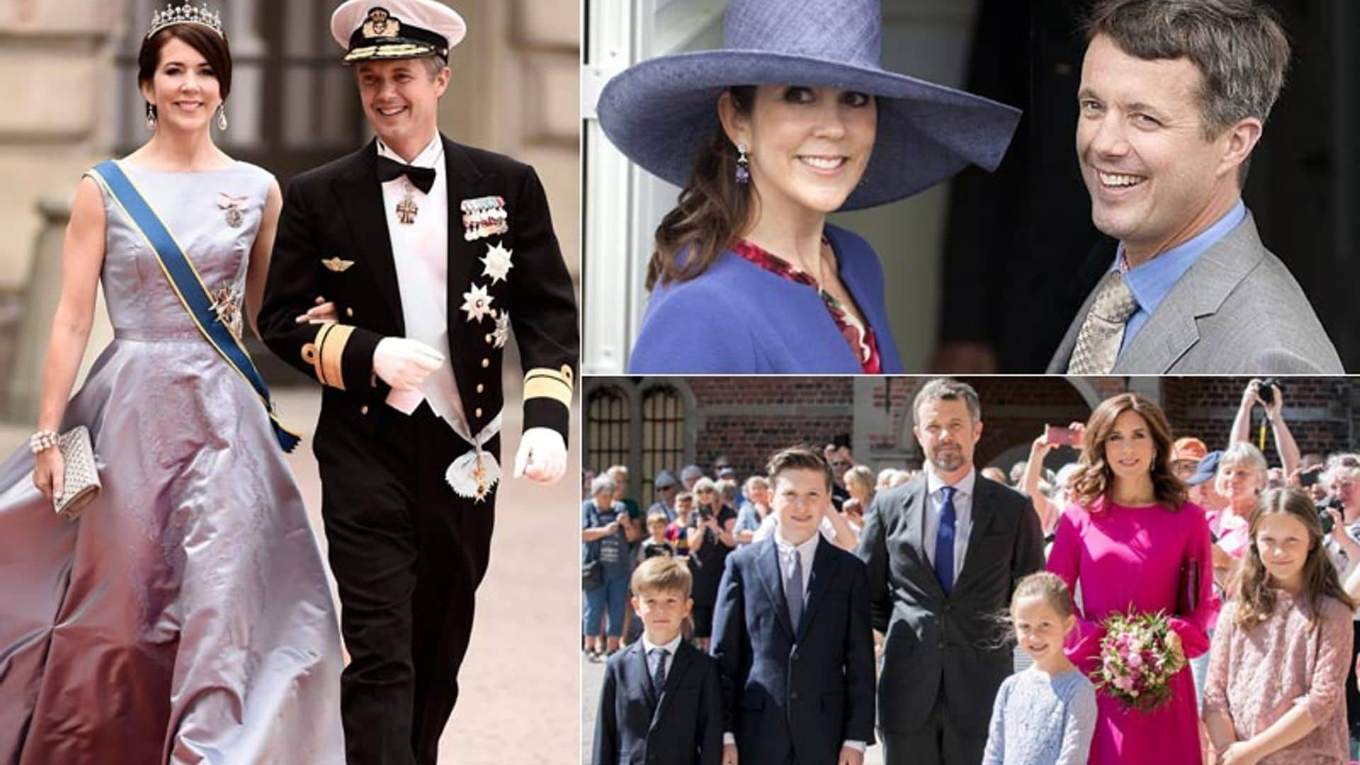 Llegada en carruaje, saludo desde el balcón, gala en Palacio... El cumpleaños casi de rey de Federico de Dinamarca