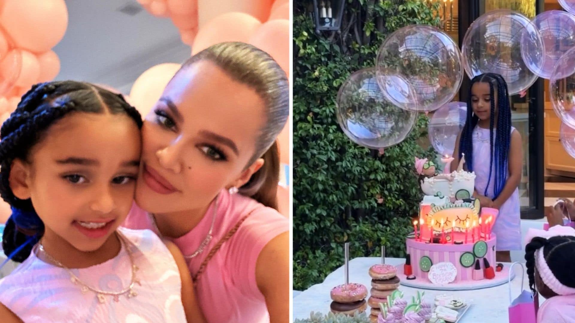 La impresionante fiesta que Kim y Khloé Kardashian le han preparado a su sobrina por su cumpleaños, ¡con sesión de belleza y spa!